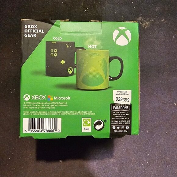 Xbox Heat Change Mug Official Gear Cold to Hot Color Changing Design - Picture 3 of 4